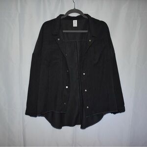 Black Button-Up Jacket